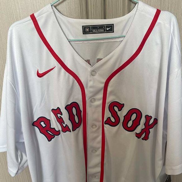 Boston Red Sox Hernandez Number #5 White Baseball Jersey - Picture 3 of 5